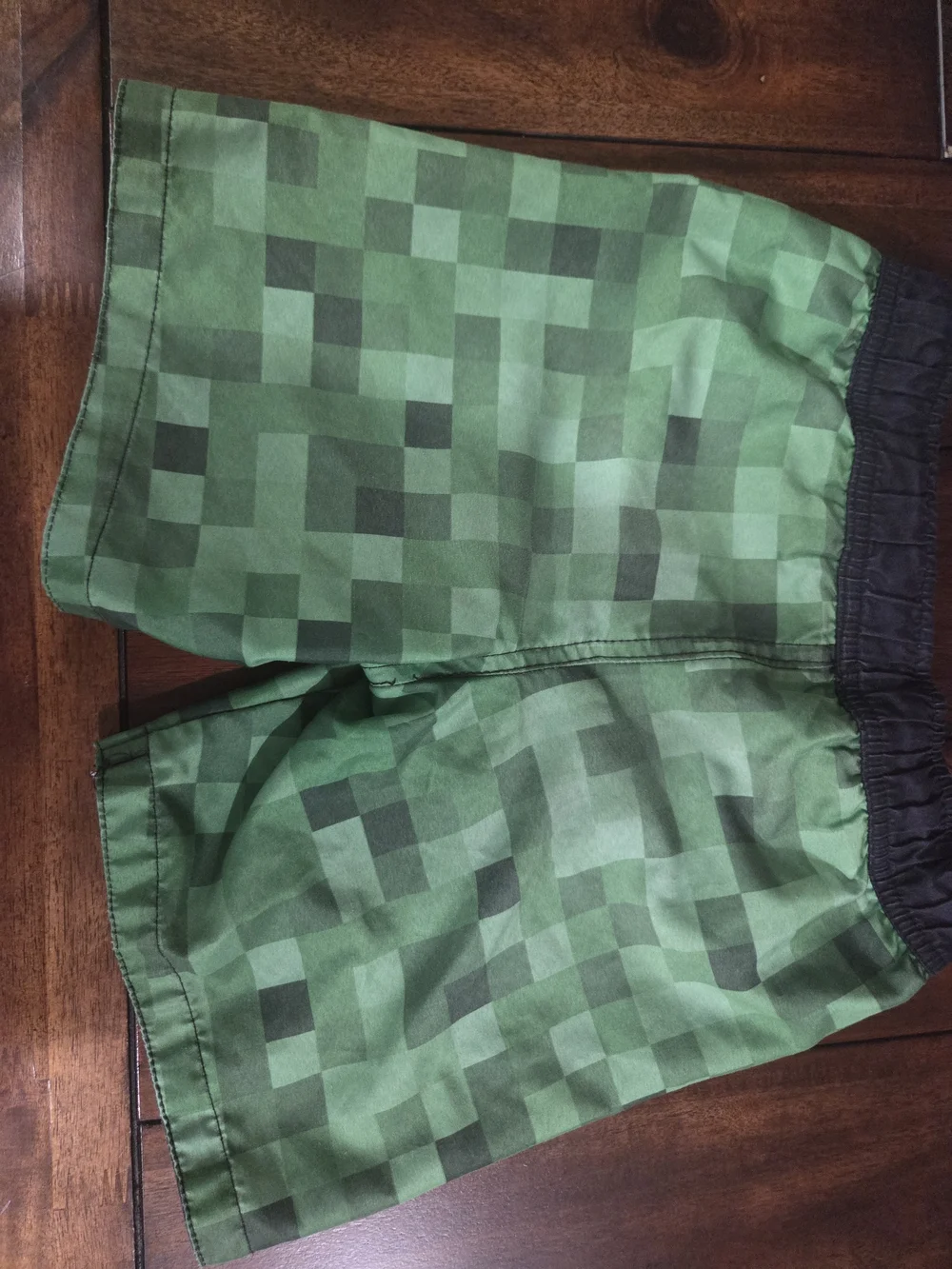 Minecraft Creeper swim trunks youth XS
